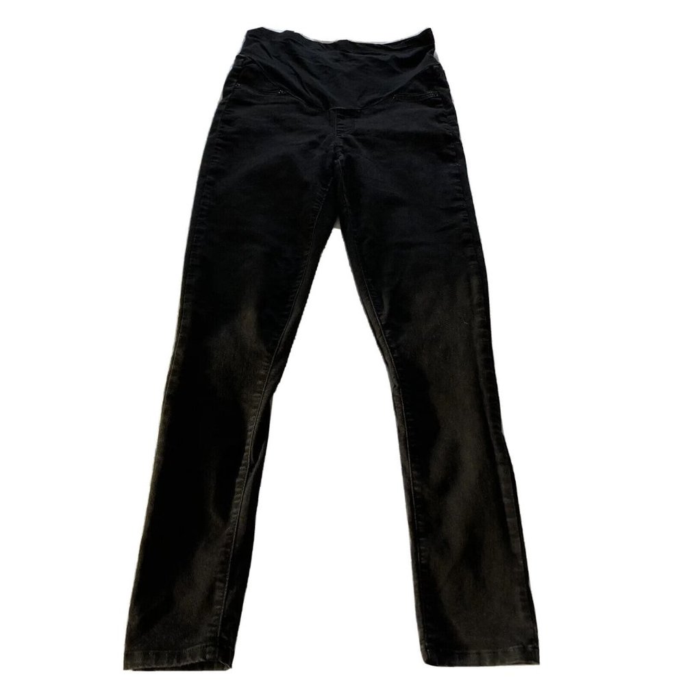 Jojo Maman Bebe Black Maternity Jeans Size 12 R Preloved Excellent Condition - Picture 1 of 6